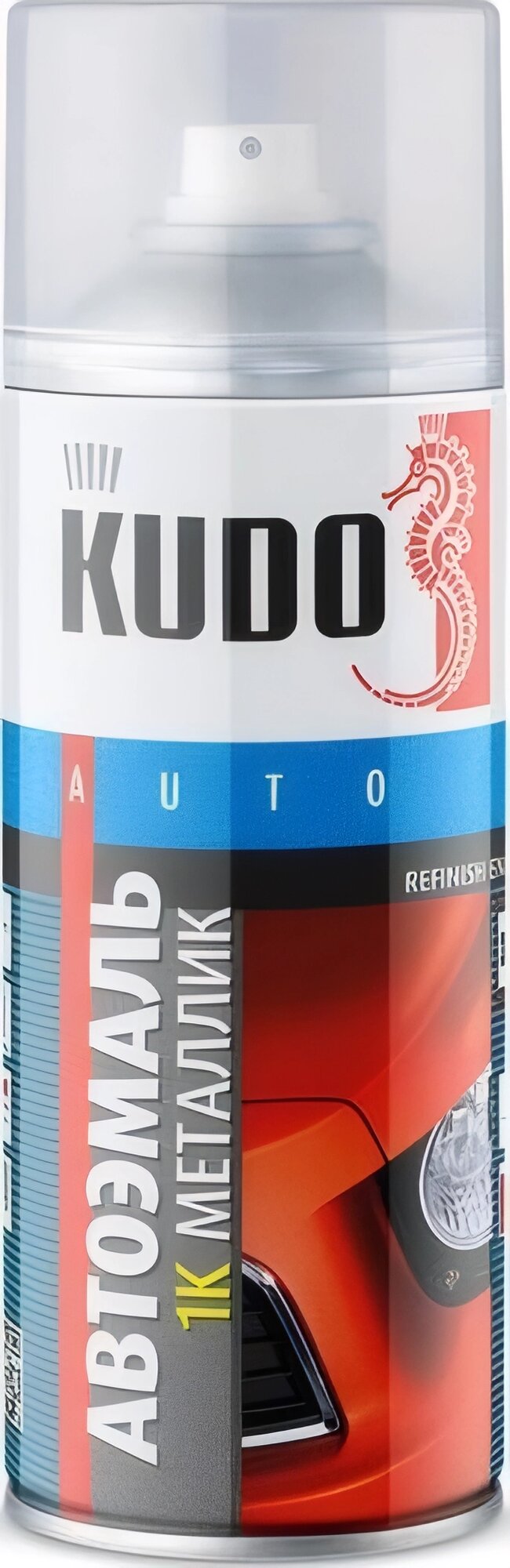 Эмаль аэрозольная KUDO daewoo 95u dove silver (стальная) металлик ku 520 мл.