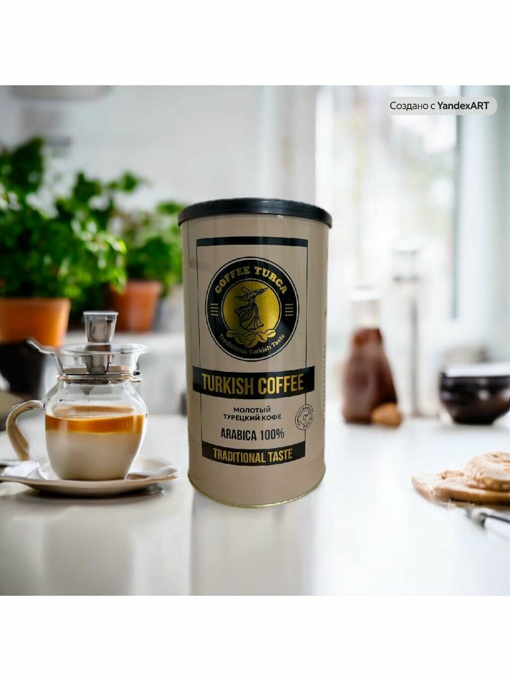 Кофе молотый Coffee Turca Turkish coffee арабика, 500 г - фото №8