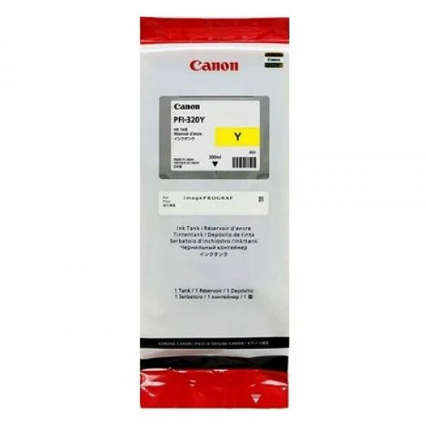 Canon PFI-320Y / 2893C001 300мл струйный картридж оригинальный