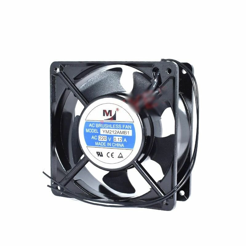 YM212AMB1 12038 AC220V 0.12A двухпроводной вентилятор для шкафа