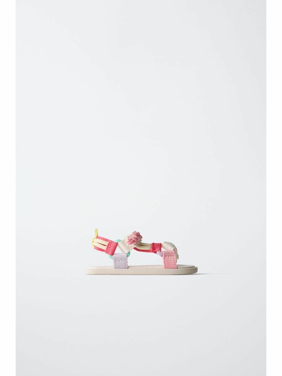 Сандалии Zara, размер 22 (13.6 cm)EU, розовый