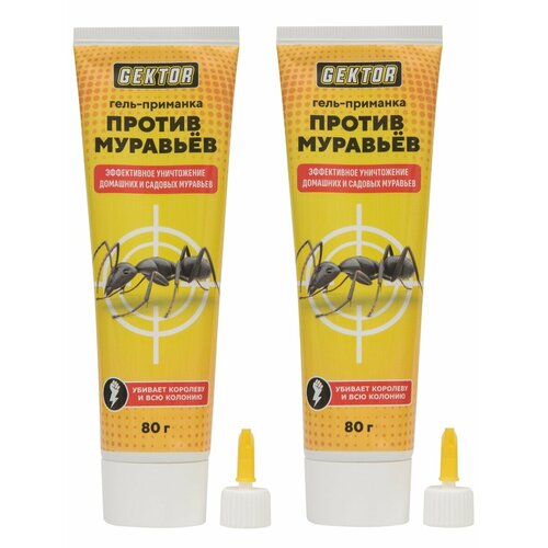 Gektor (Гектор) гель от муравьев (туба), 80 г 2 шт