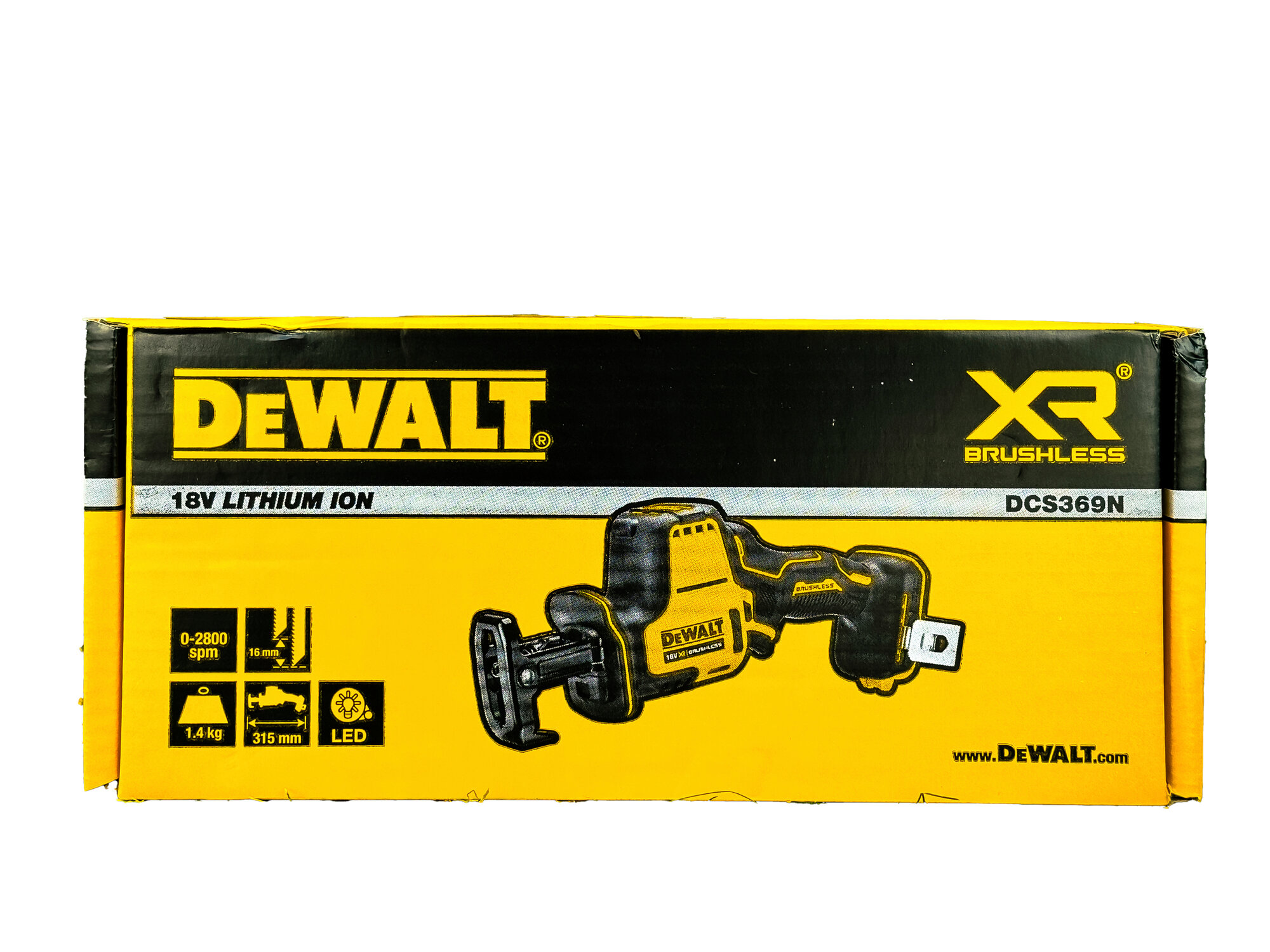 Аккумуляторная сабельная пила DeWALT DCS369N 18В