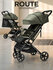 Коляска прогулочная Amarobaby, Route, коричневый