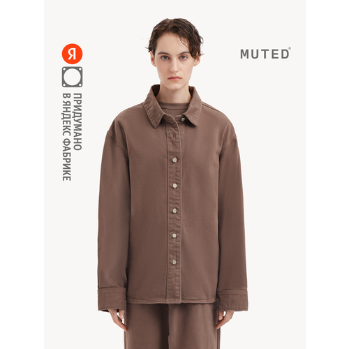 фото Рубашка muted, размер s-m, шоколадный