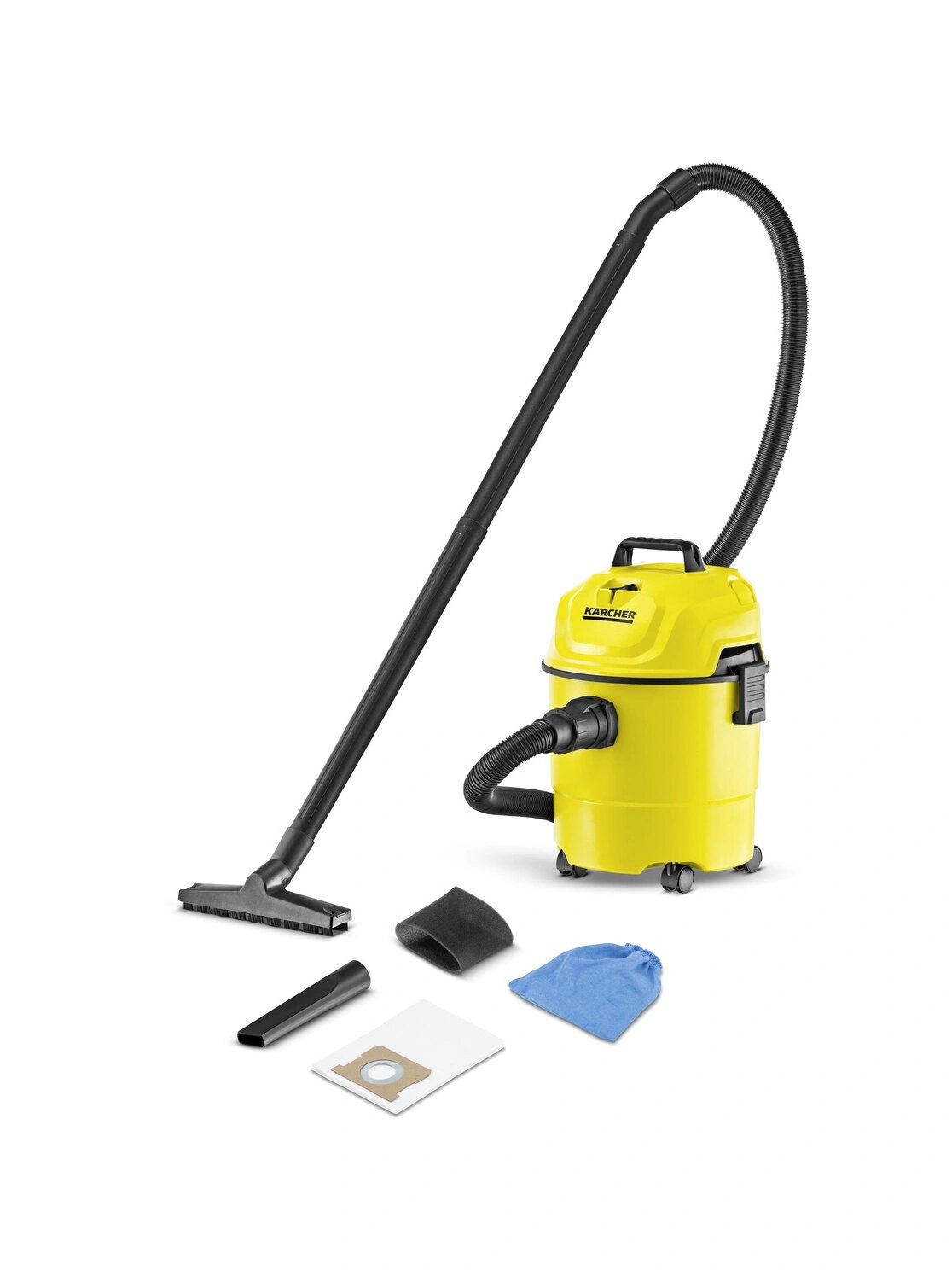 Профессиональный пылесос KARCHER WD 1 Classic 1.098-322.0 (Yellow/Black)