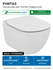 Унитаз-биде подвесной напольный Ideal STANDARD Tesi AquaBlade T007901 с горизонт...