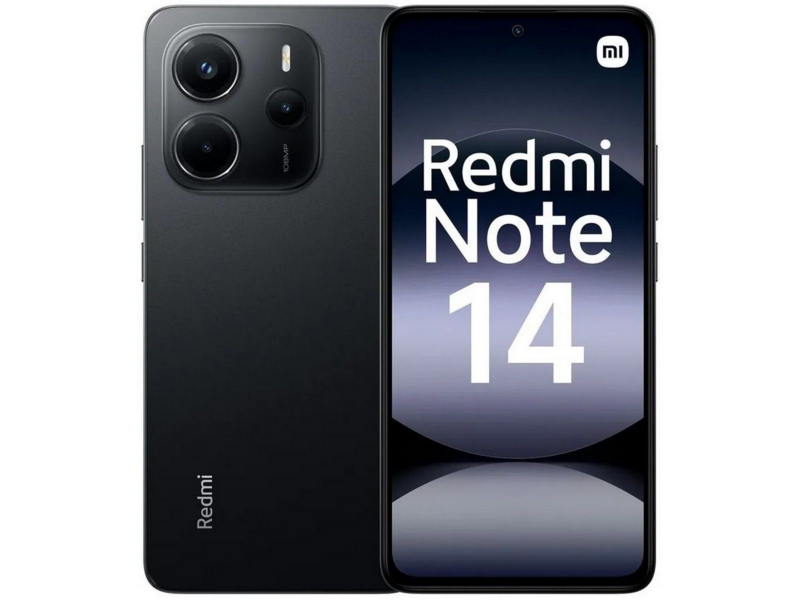 Смартфон Redmi Note 14 8+256Gb черный (MZB0IKWRU)