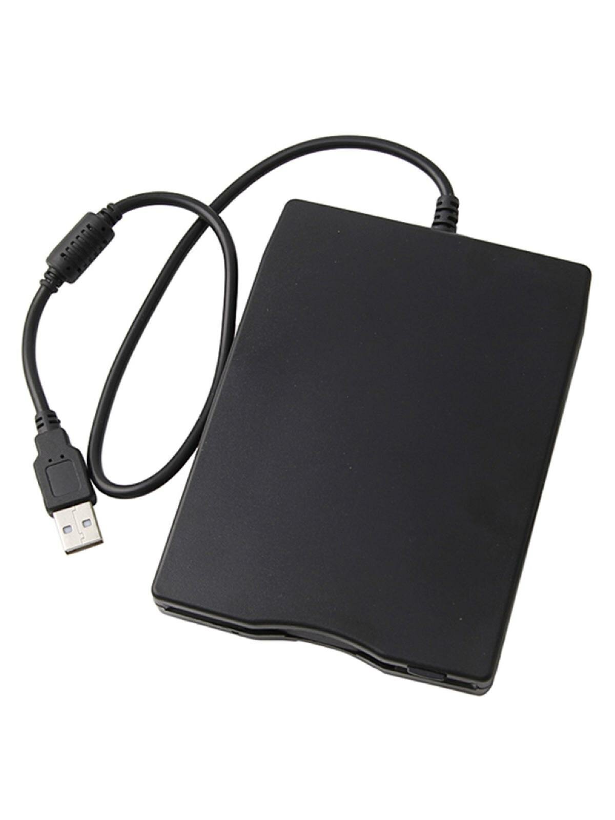Portable External 3.5" USB 1.44 MB FDD Floppy Disk Drive Plug and for Play Fits for PC for Windows 2000/XP/Vista/7/8/10