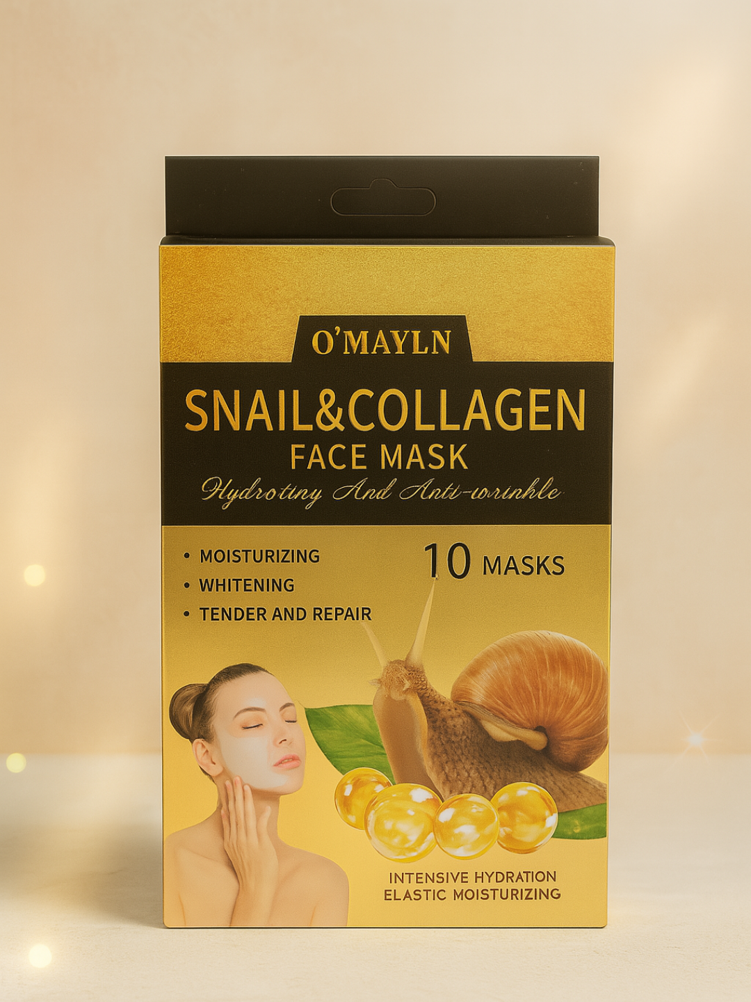 Тканевые маски O'MAYLN "Face Mask", для всех типов волос, 30мл x 10 шт