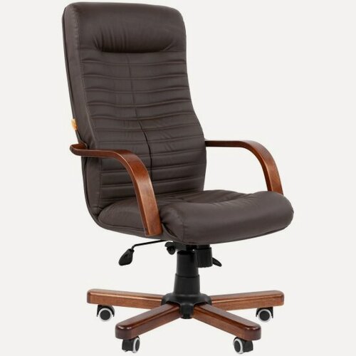 Изображение товара Кресло офисное Chairman 480WD Россия экопремиум коричневый N