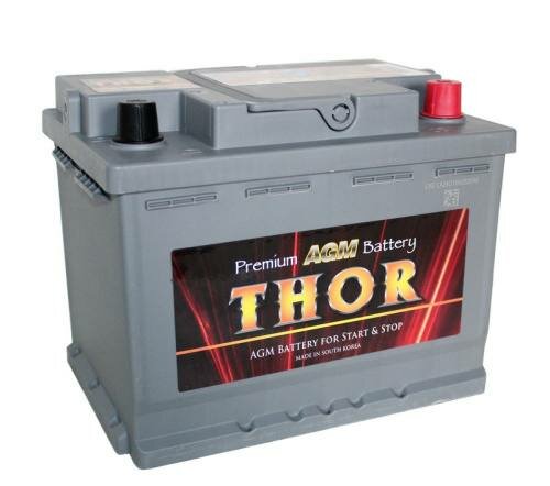 Аккумулятор THOR AGM 6СТ-65 А/ч о. п. [д242ш173в190/680А] (AGM 65 L2)