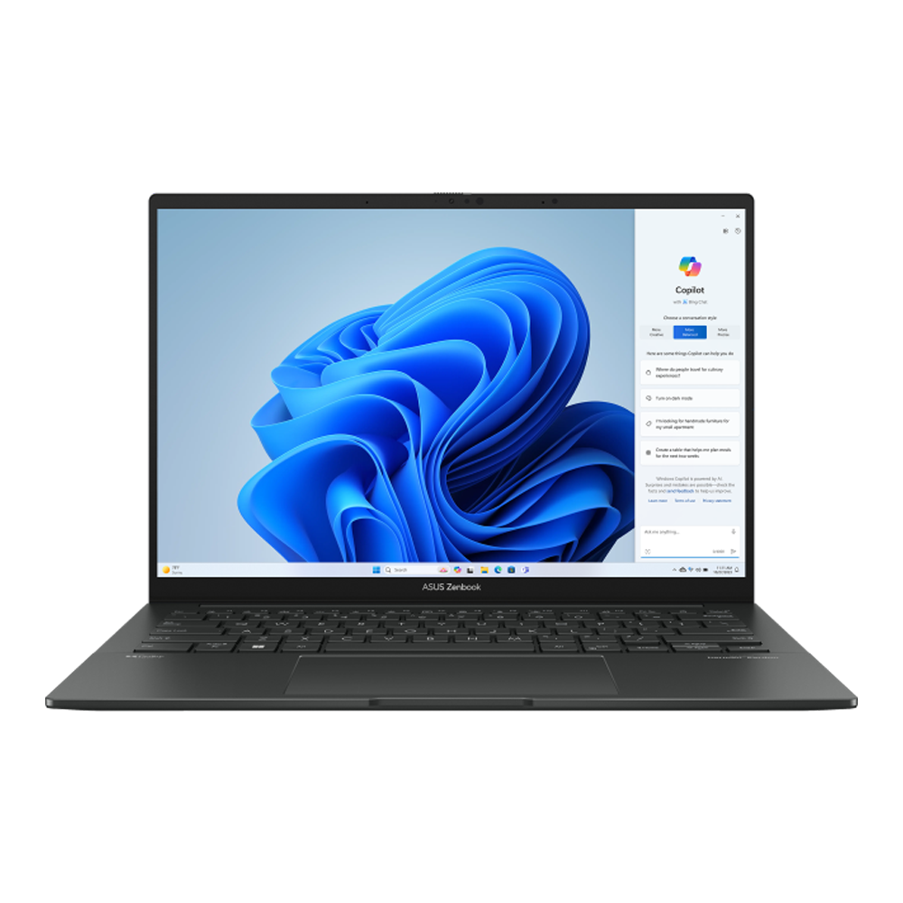 Ноутбук Asus Zenbook 14 OLED (UX3402ZA-KM018W) / i5-1240P / 8GB / SSD 512GB / Windows 11 Pro / 14", темно-синий