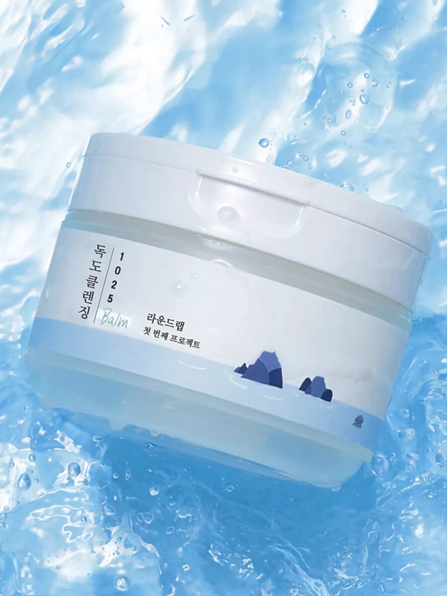 Гидрофильный бальзам Round Lab Dokdo Cleansing Balm, для очищения лица, с морской водой — фото 1