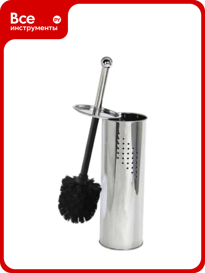 Ершик для туалета KROFFOS Stylo black из нержавеющей стали 890194