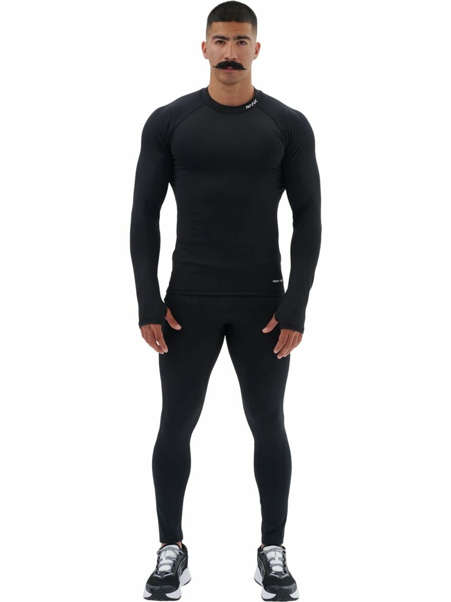 Картинки Термолонгслив RANK HEAT-TEX Compression Long Sleeve, размер L, черный