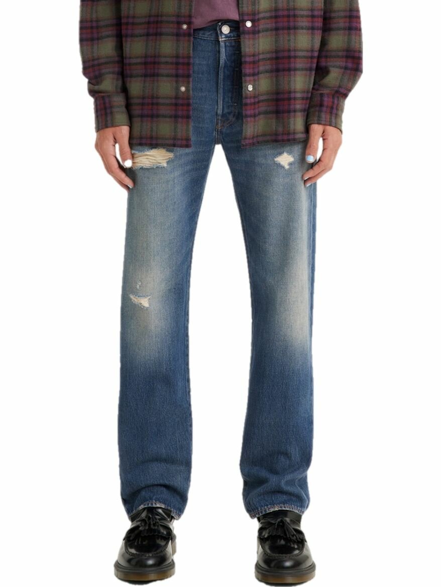 Джинсы классические Levi's Men 501 Original Jeans, размер 34/30, синий