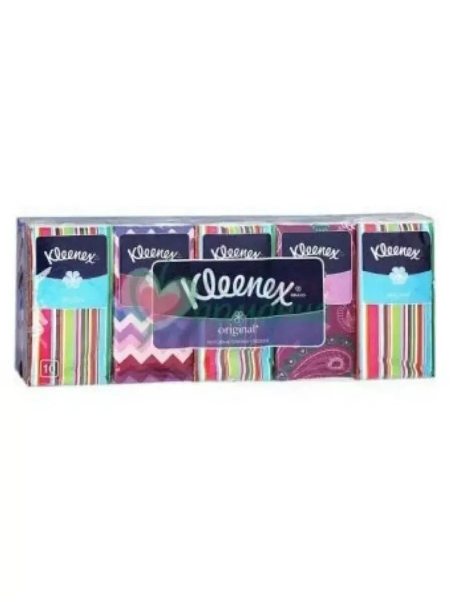 Kleenex Носовые платочки оригинал 10шт х 10