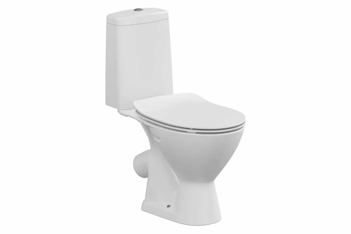 Унитаз Cersanit Flavis 031 каскадный смыв антигрязевой с микролифтом белый