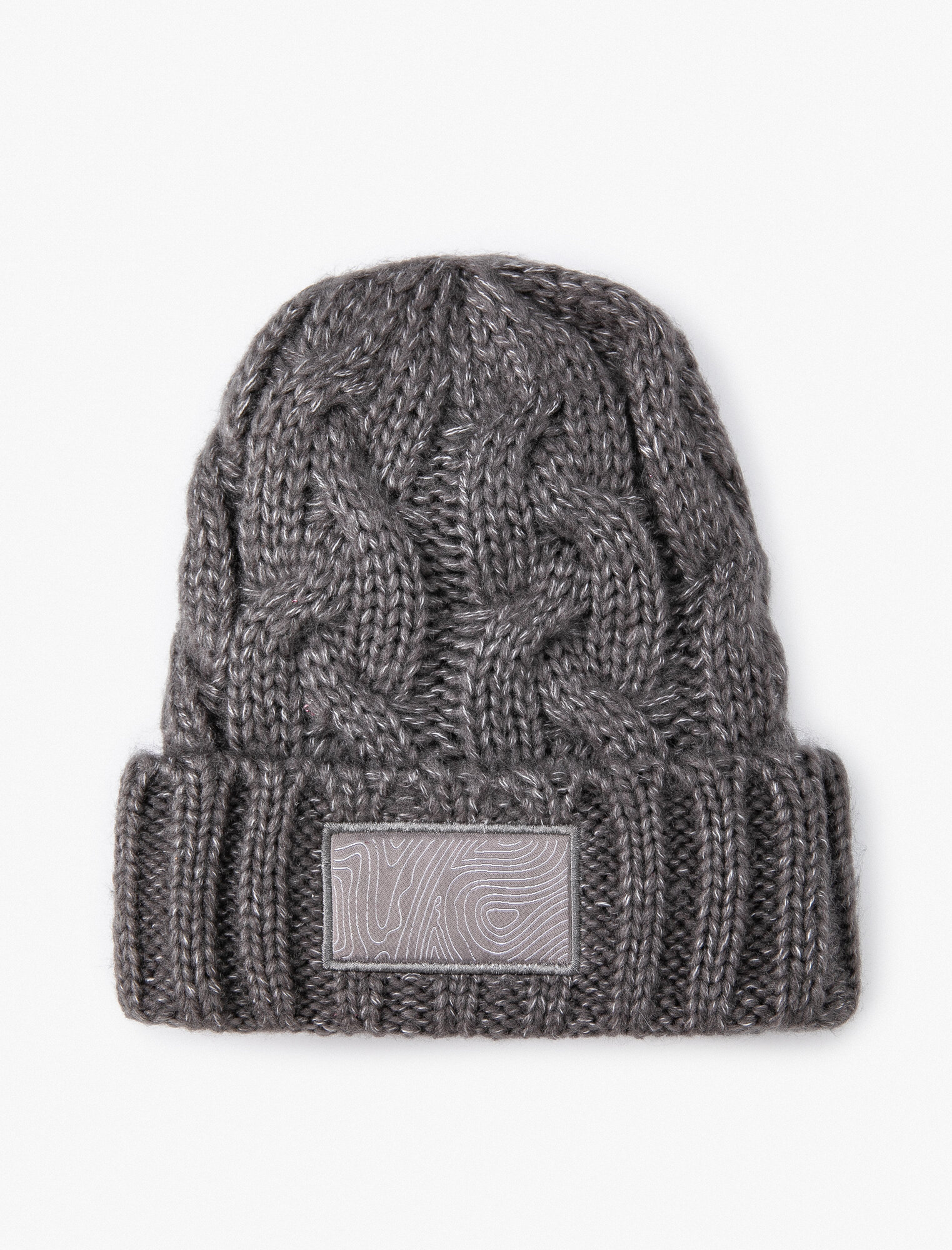 Шапка KOTON для мужчин, размер универсальный - one size, темно-серый