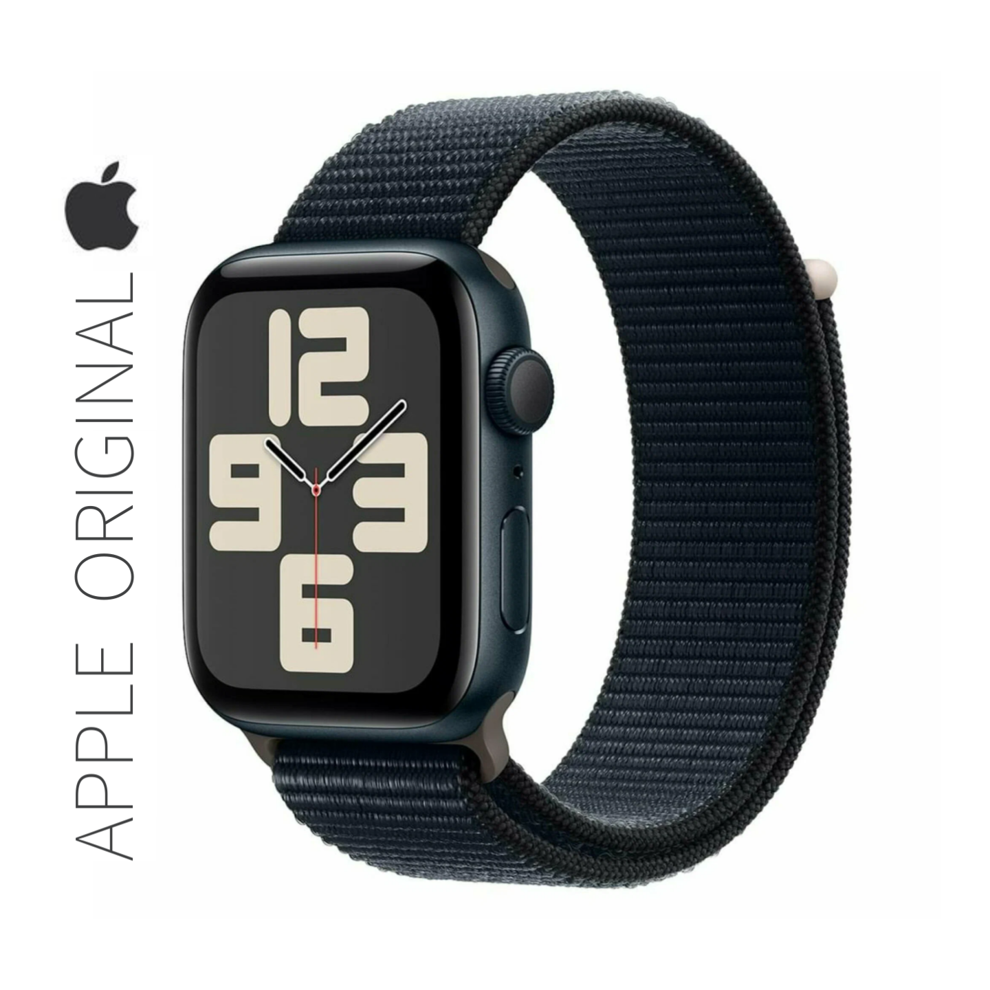 Смарт часы Apple Watch SE2 2024 40mm, Midnight/Черный Sport Loop
