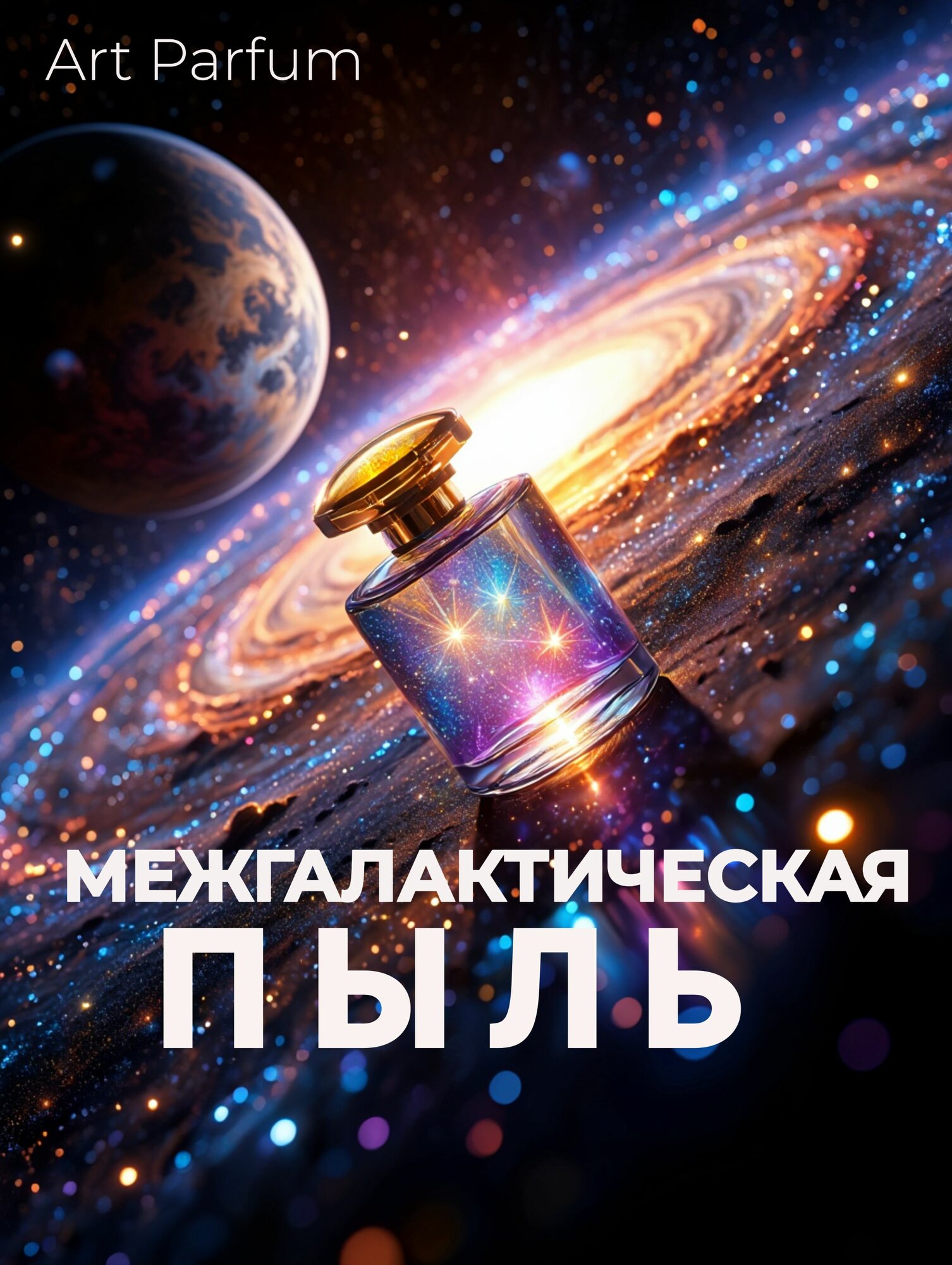 Арт парфюм Aromako "Межгалактическая пыль", 30 мл, древесный цветочный