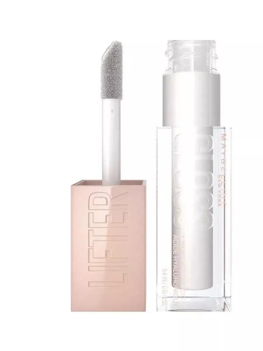 Maybelline New York Блекс для губ Lifter Gloss, , гиалуроновой кислотой, 5.4 мл. N 001-Pearl — фото 1