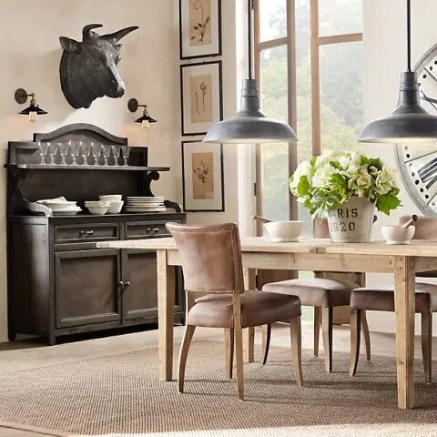 Голова быка restoration hardware, 56x51x61 см