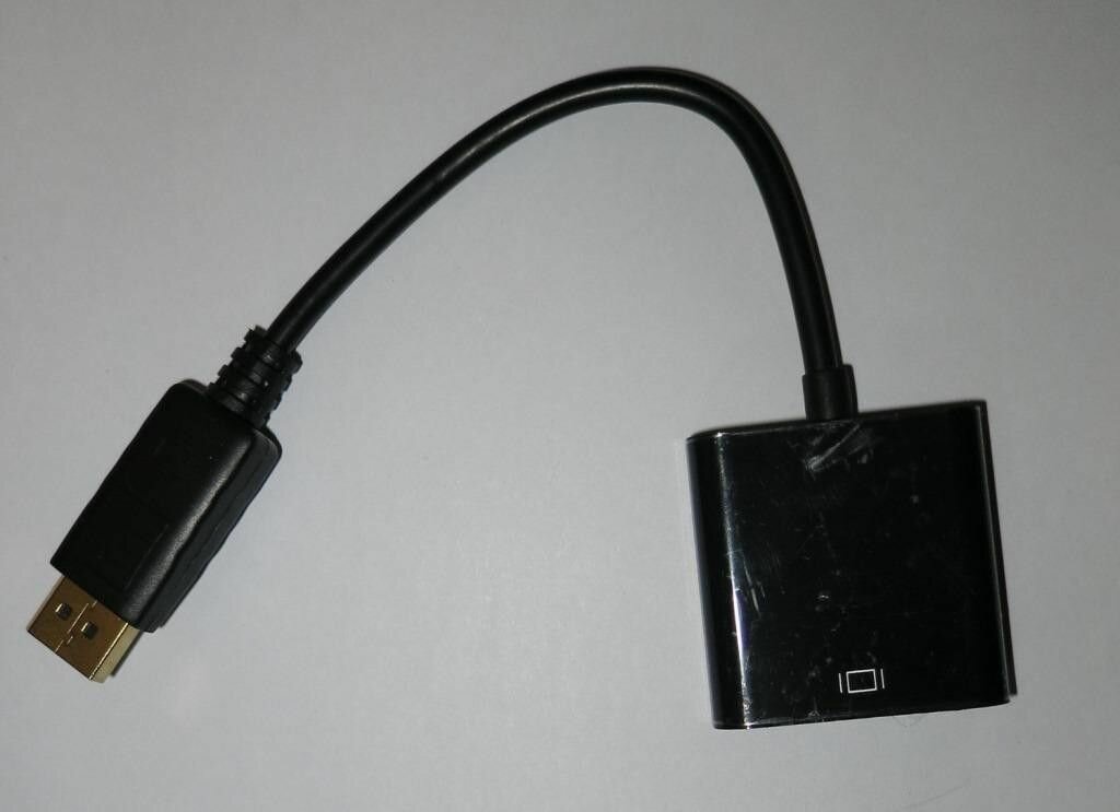 Видеоадаптер DisplayPort M -> VGA F (ORIENT C308) — фото 1