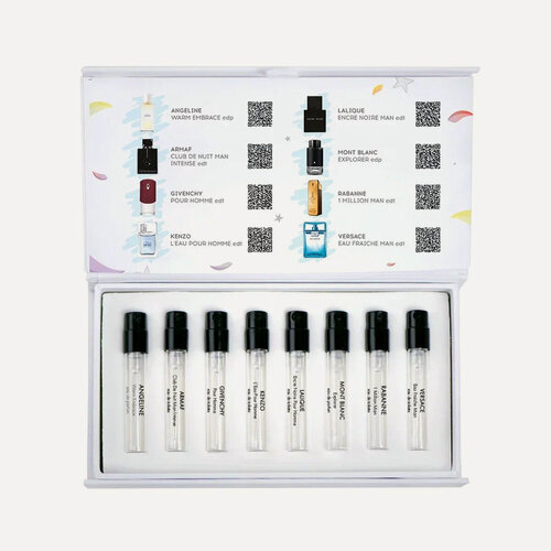 Изображение товара Подарочный набор Aroma Box, парфюмерная вода, 8 флакончиков по 1.5мл мужской