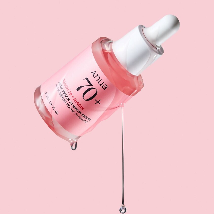 Anua Сыворотка с персиком и ниацинамидом Anua Peach 70% Niacin Serum 30 мл — фото 1