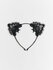 Ободок Befree BF2545170006, кружевные ушки, женский, черный, текс...