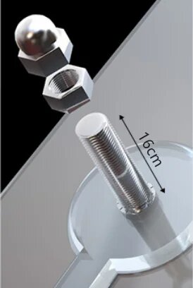 Бесшовные клейкие настенные крючки 10 шт 16mm