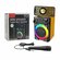 Караоке-колонка с беспроводным микрофоном, Bluetooth, RGB-подсветка, 90 см x 30 ...