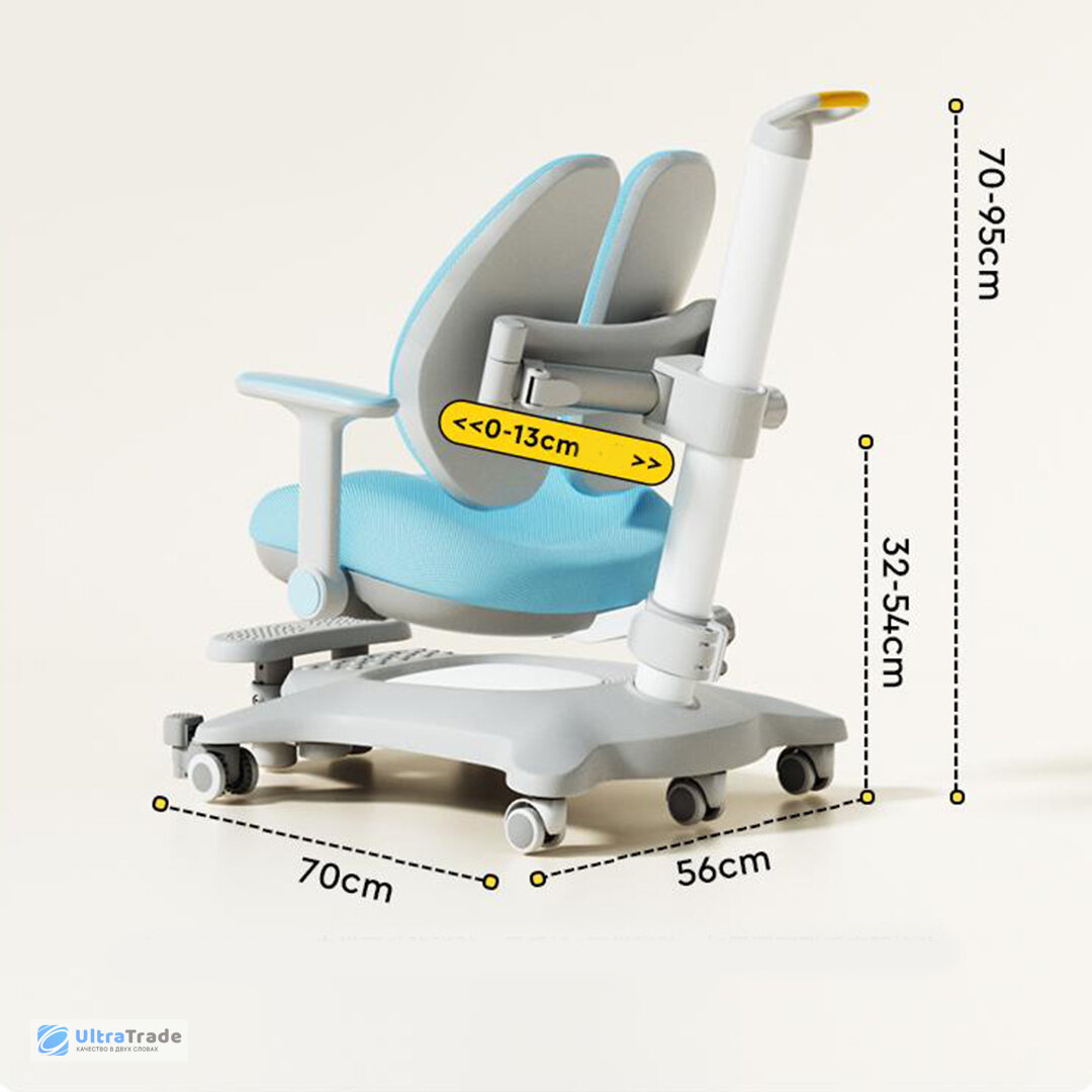 Картинки Детское кресло Xiaomi Igrow Ridge Protection Liftable Learning Chair Maple Sugar Blue (9pro)