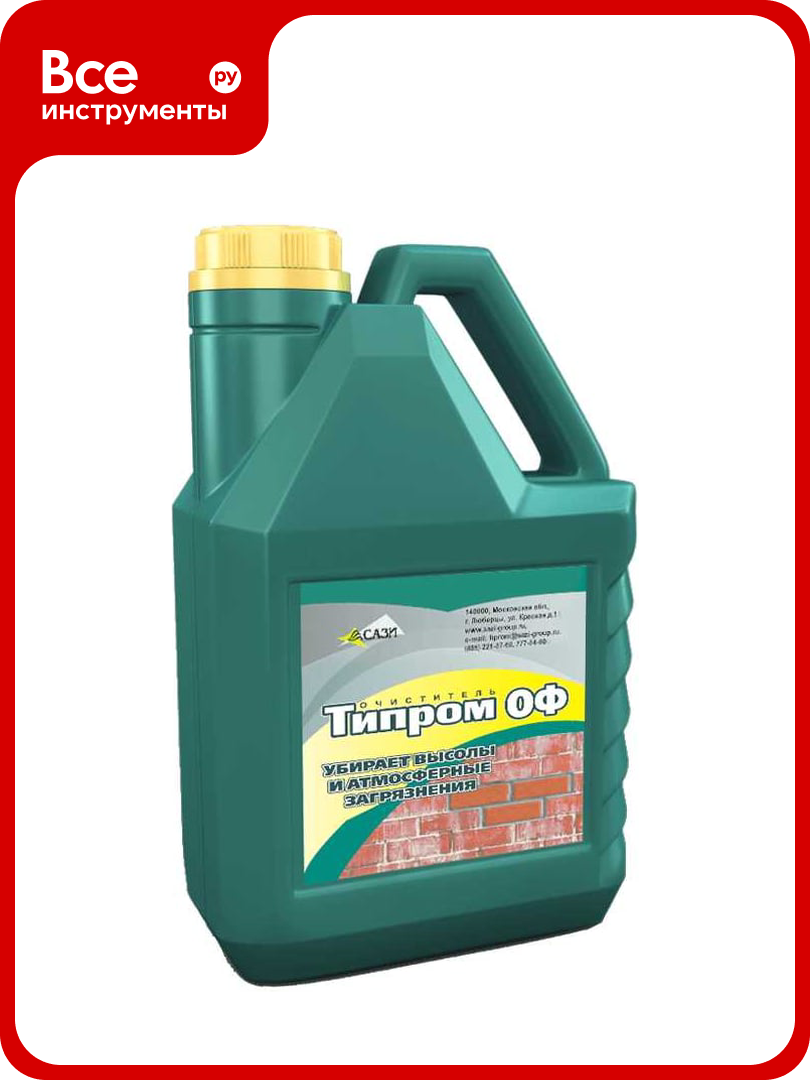 Очиститель фасадов для удаления высолов Типром ОФ 5л RM000006891