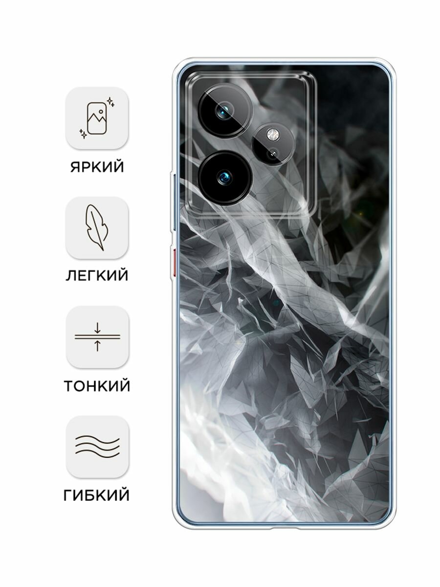 Чехол на Realme GT 7/GT 7T / Реалми GT 7/GT 7T с принтом "Абстракция 9" — фото 1
