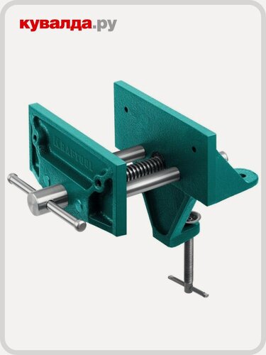 Изображение товара Тиски KRAFTOOL 155мм столярные на струбцине, переносные, 155 мм
