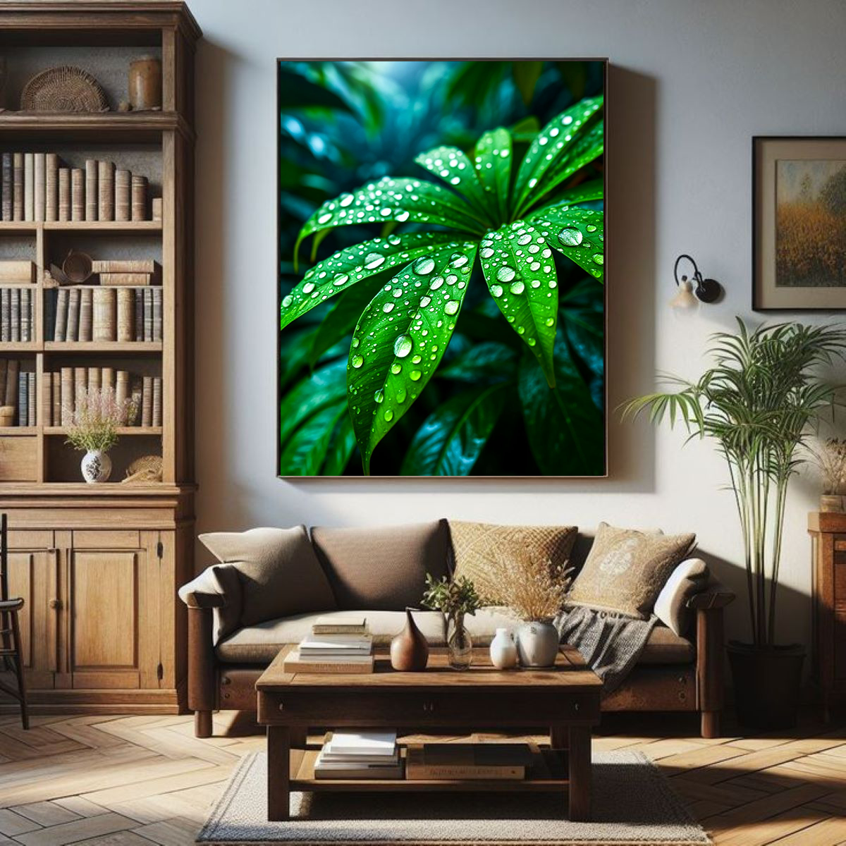 Картина на стену для интерьера "Тропики" 40х50 см, холст на подрамнике, ArtInter