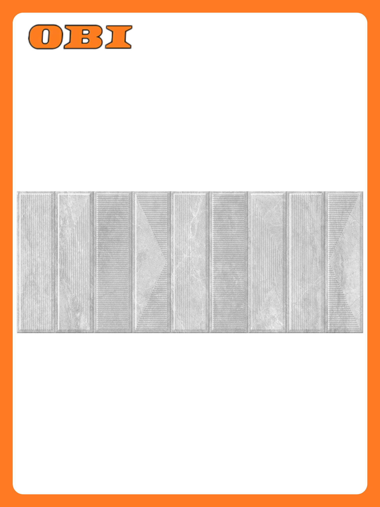 Декор Gracia Ceramica Cameo Decor grey 25X60 см 1 шт.
