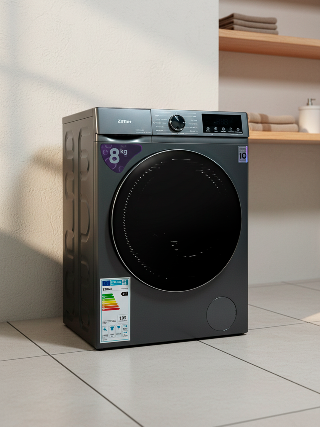 Стиральная машина Ziffler 8 кг — фото 1