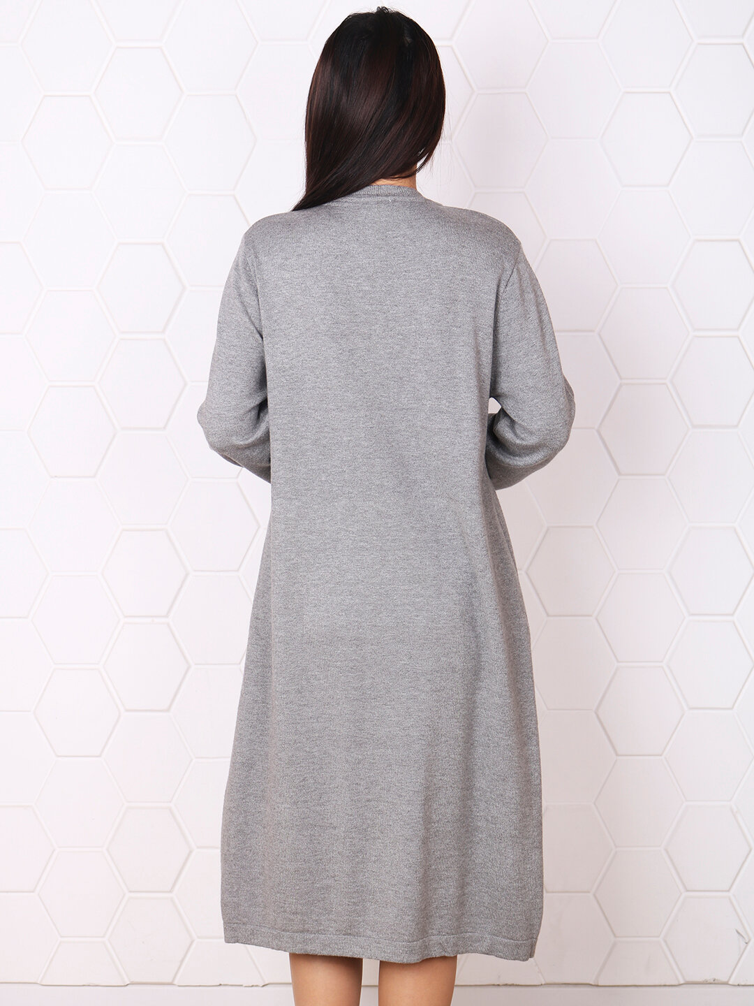 Туника, размер One Size, серый меланж — фото 1