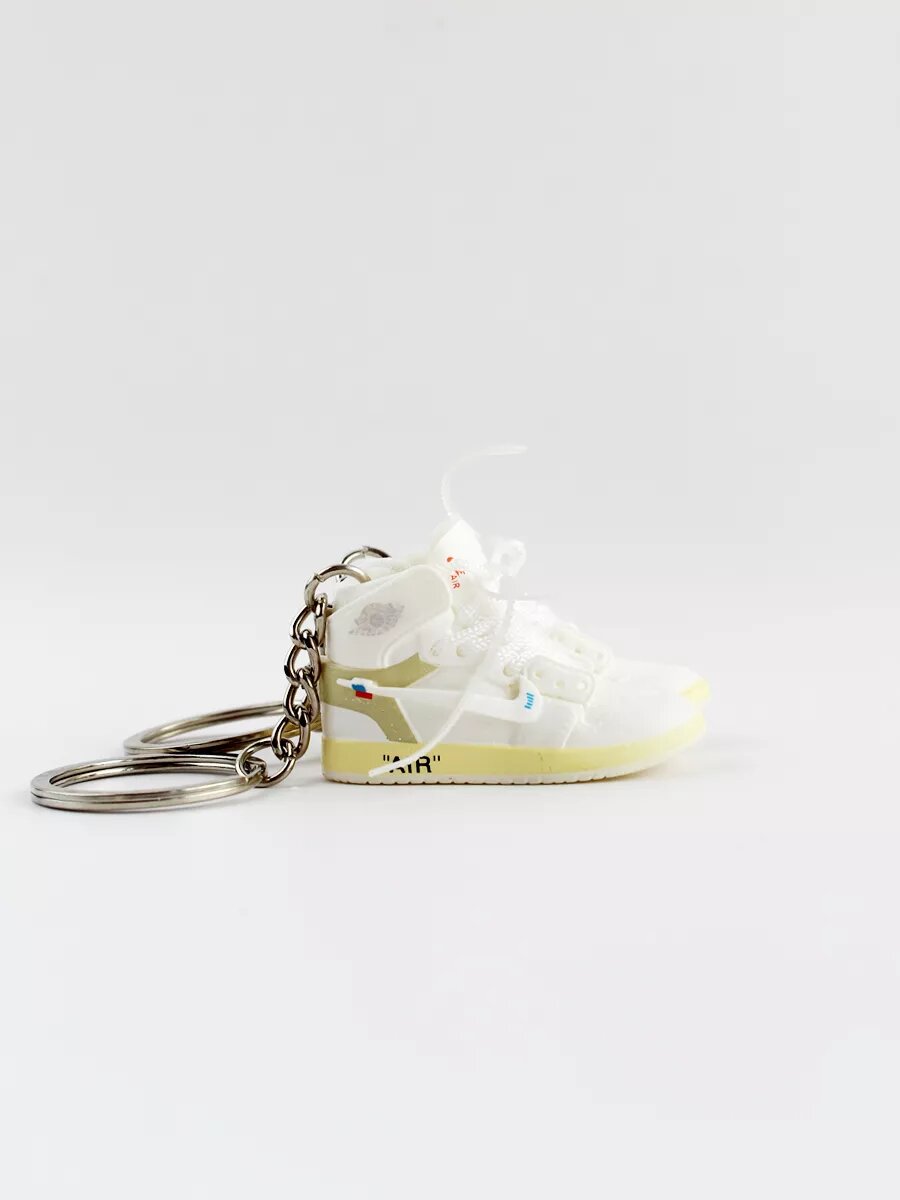 Брелок, 2 шт., белый/бежевый — фото 1