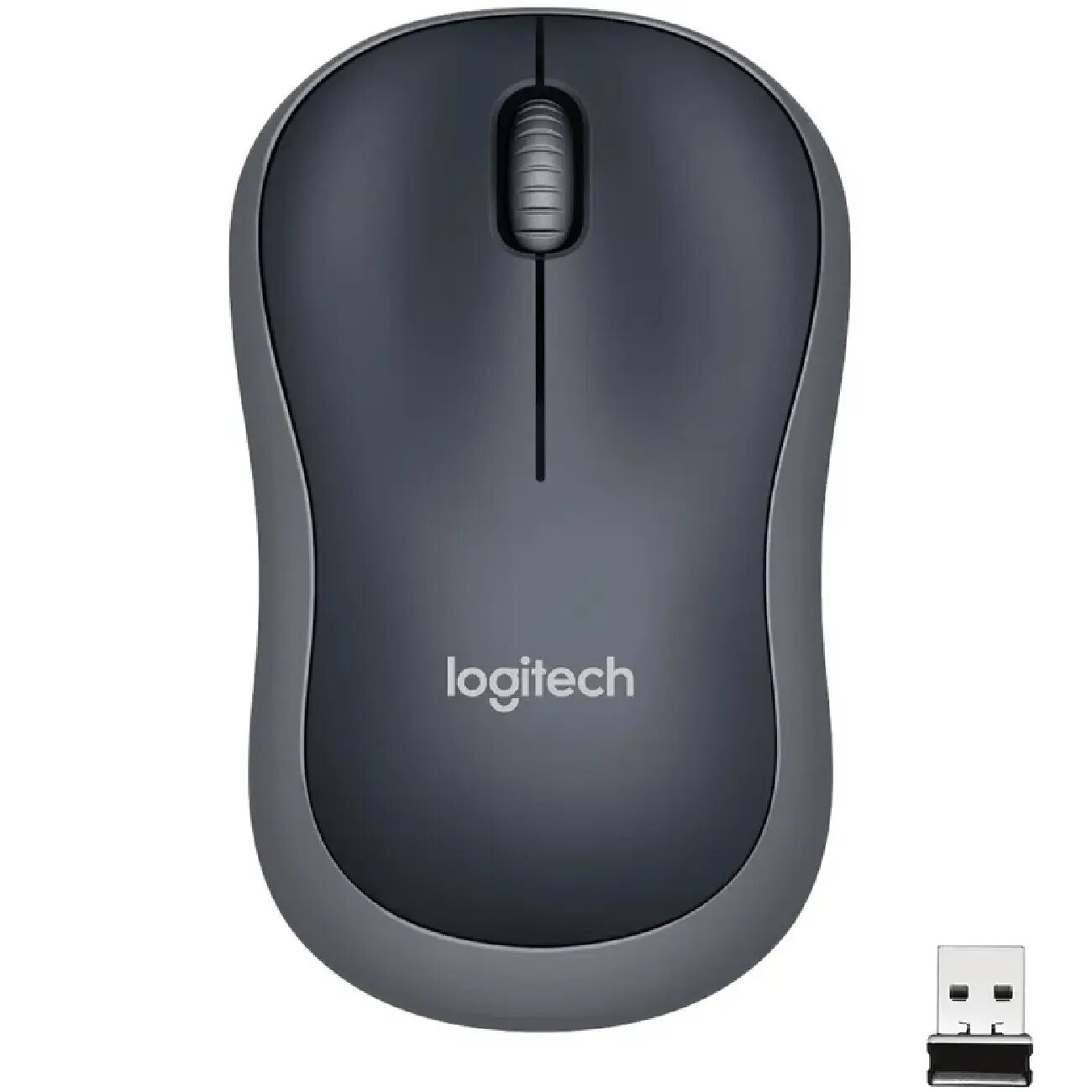 Беспроводная мышь Logitech M-185 Black