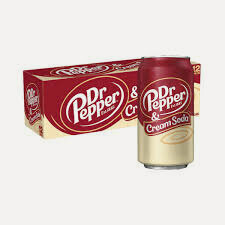 Изображение товара Газированный напиток Dr. Pepper Cream Soda, США, 0.355 л, х 12 шт.