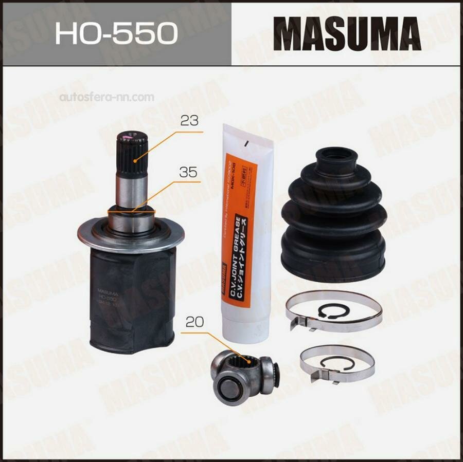 MASUMA HO550 ШРУС MASUMA 20х35х23 (1/6)