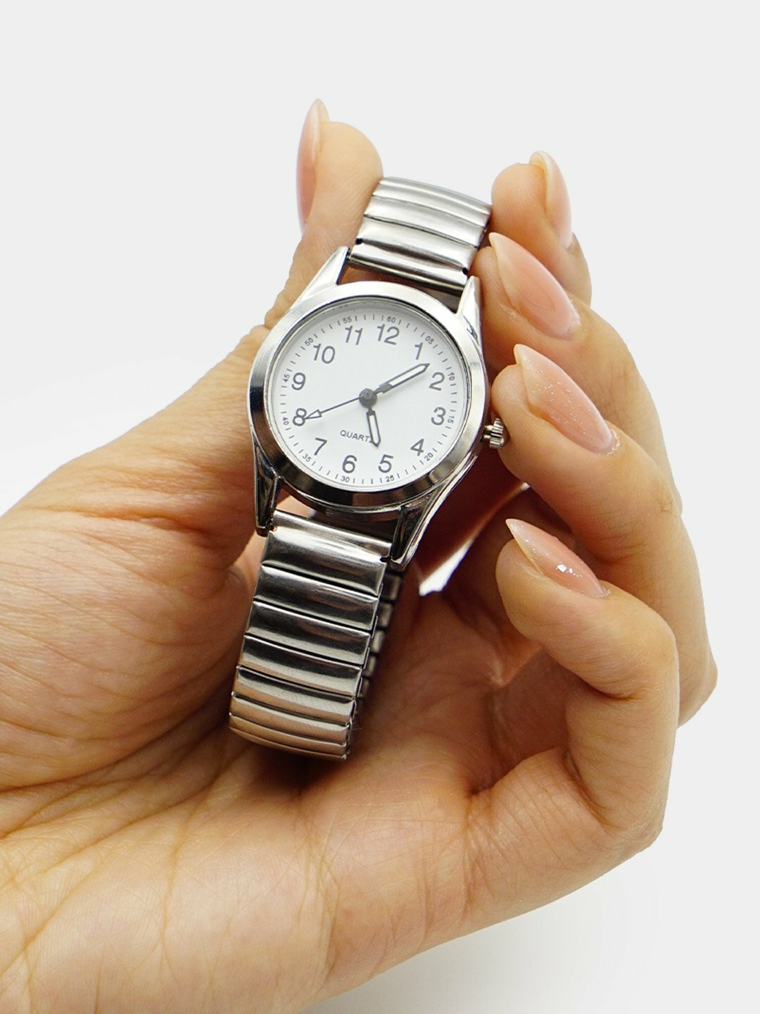 Наручные часы, серебряный — фото 1