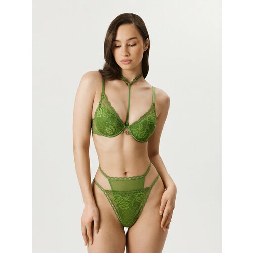фото Бюстгальтер infinity lingerie, размер 85c, зелeный