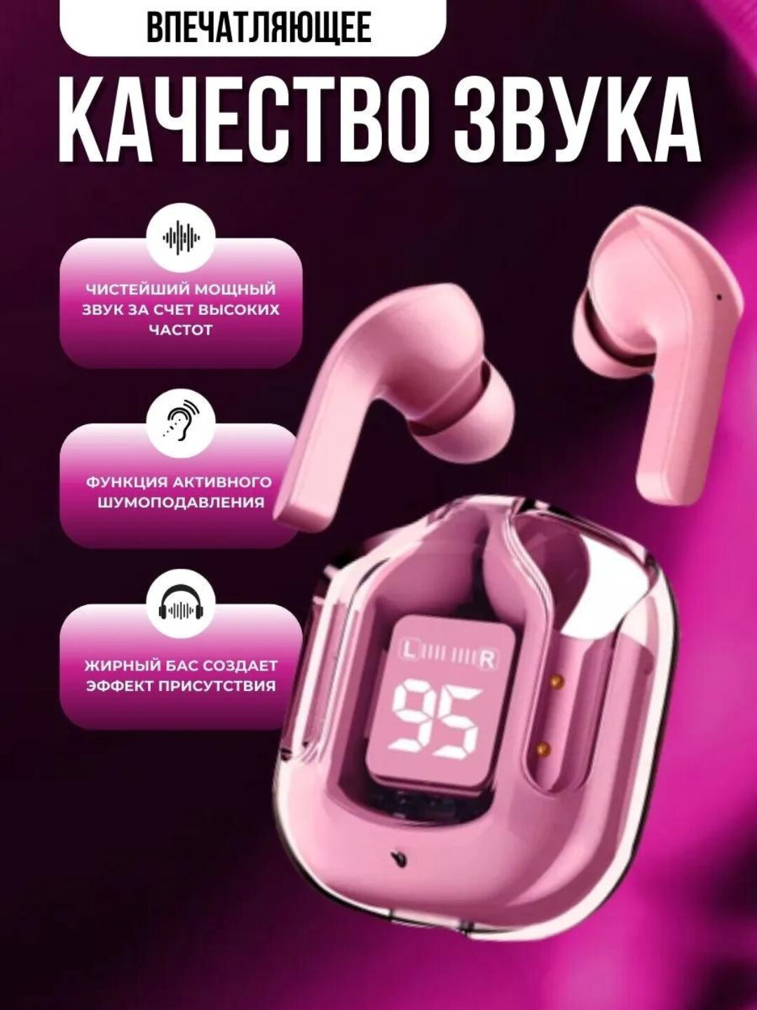 Беспроводные наушники Air31, с дисплеем, микрофоном и шумоподавлением, Ultrapods Max