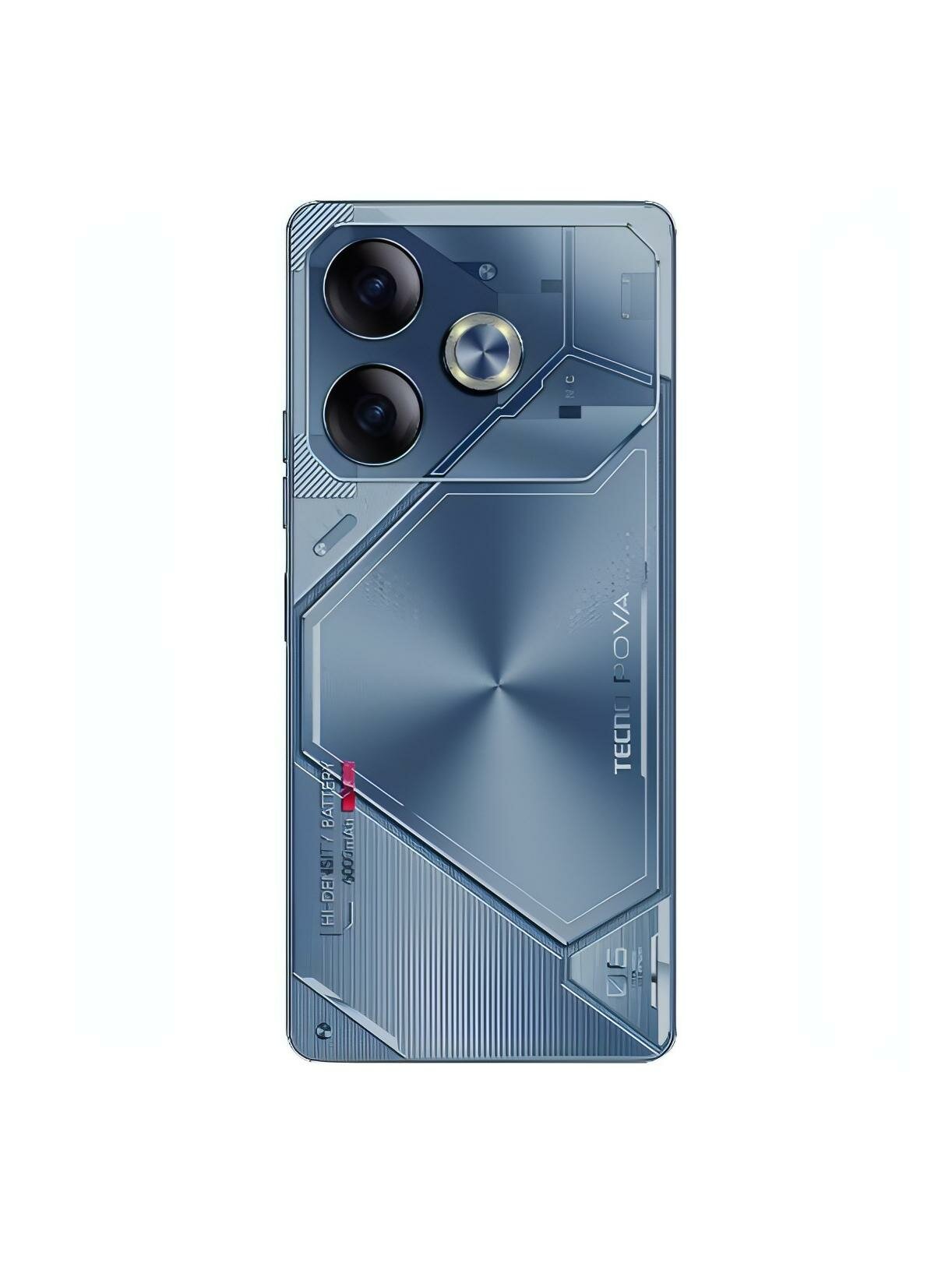 Смартфон Tecno POVA 6 12/256GB Interstellar Blue — фото 1